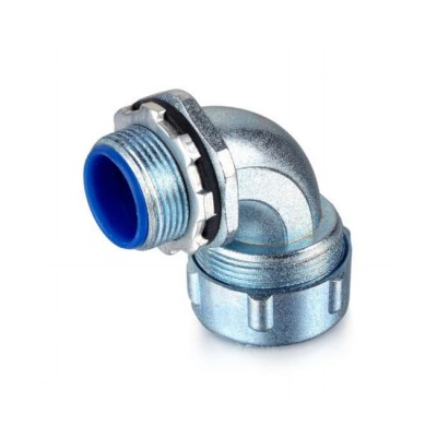 IEC Flex to Box Male 90° Adaptor(Plum Nut for IEC Liquid Tight Conduit)